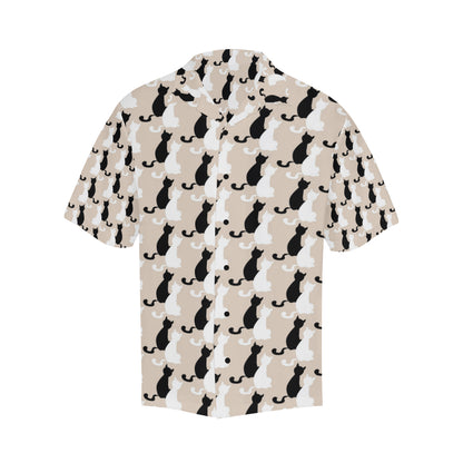 Cat Pattern Print Design 04 Men's Hawaiian Shirt