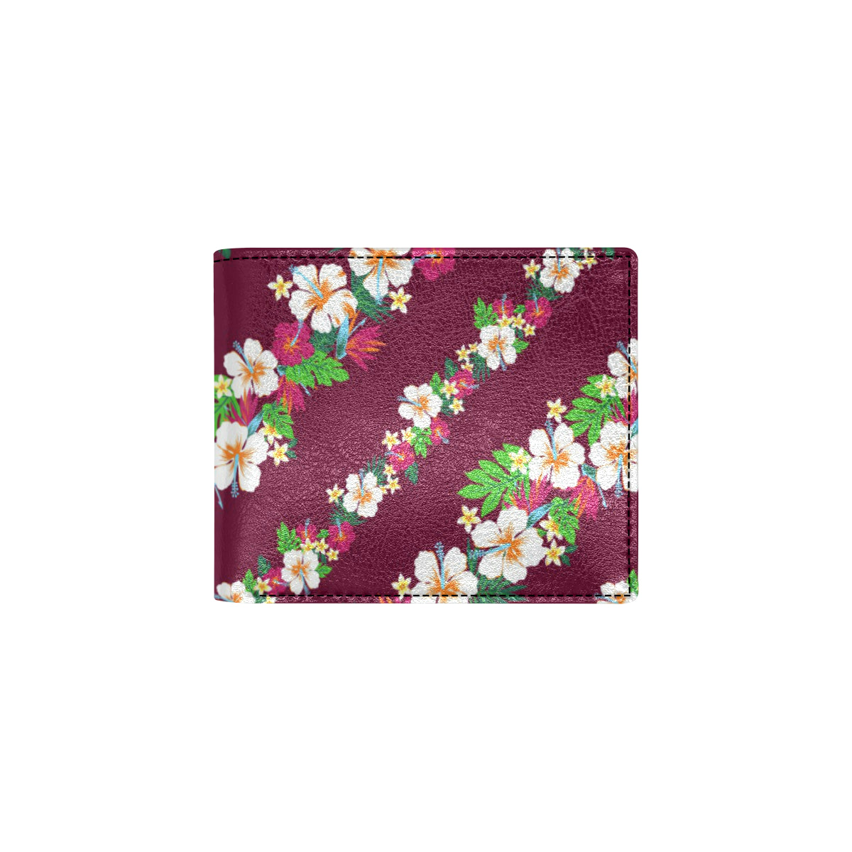 Hawaiian Themed Pattern Print Design H06 Men's ID Card Wallet