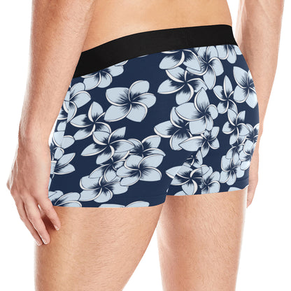 Plumeria Pattern Print Design A02 Men's Boxer Briefs