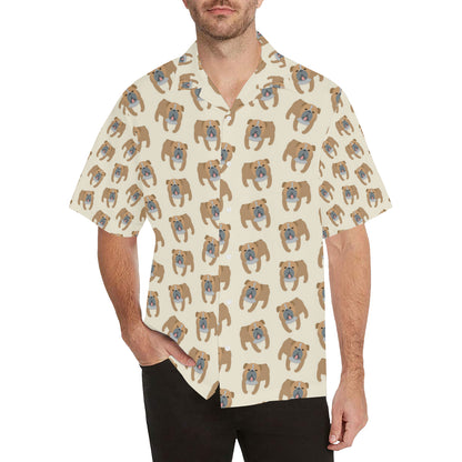 Bulldogs Pattern Print Design 01 Men's Hawaiian Shirt