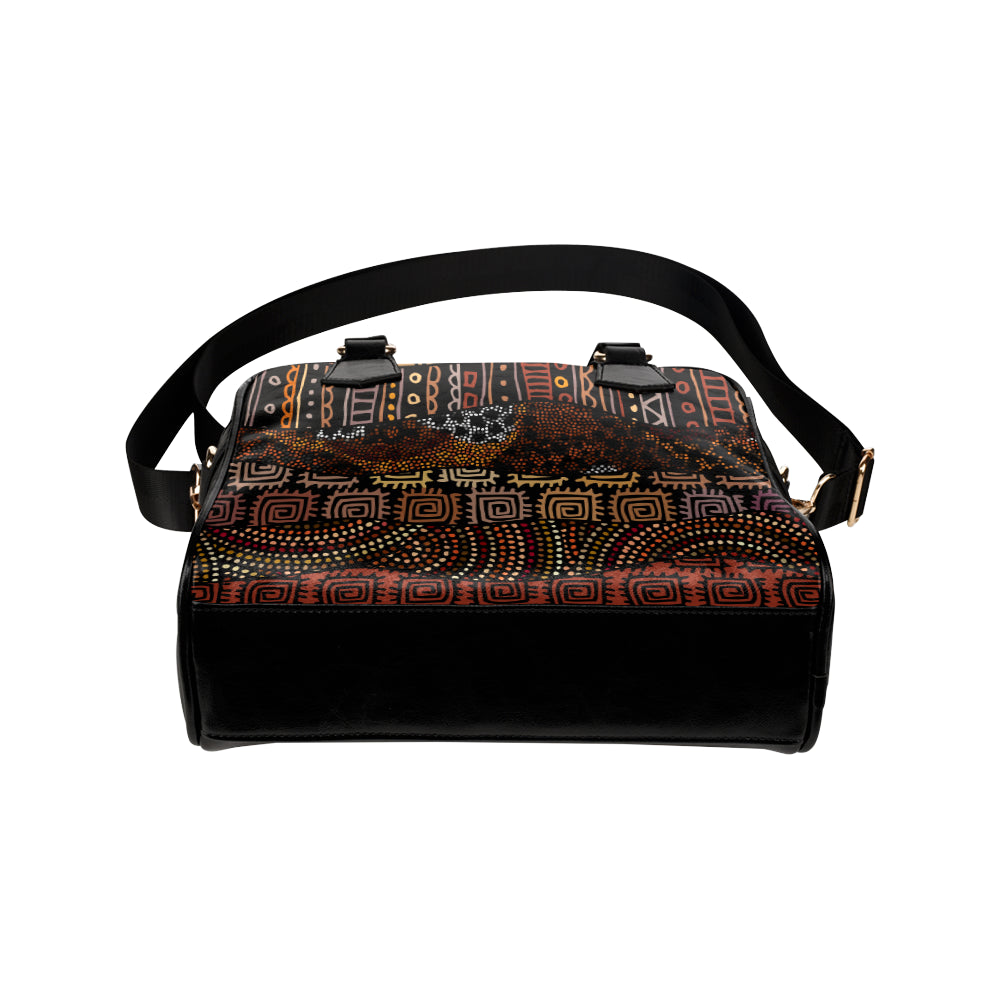 African Pattern Print Design 07 Shoulder Handbag