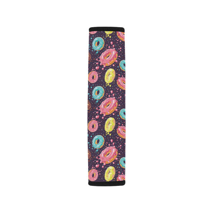 Donut Pattern Print Design DN03 Car Seat Belt Cover