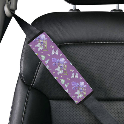 Iris Pattern Print Design IR09 Car Seat Belt Cover