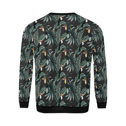 Rainforest Pattern Print Design RF06 Men Long Sleeve Sweatshirt