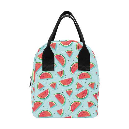 Watermelon Pattern Print Design WM03 Insulated Lunch Bag