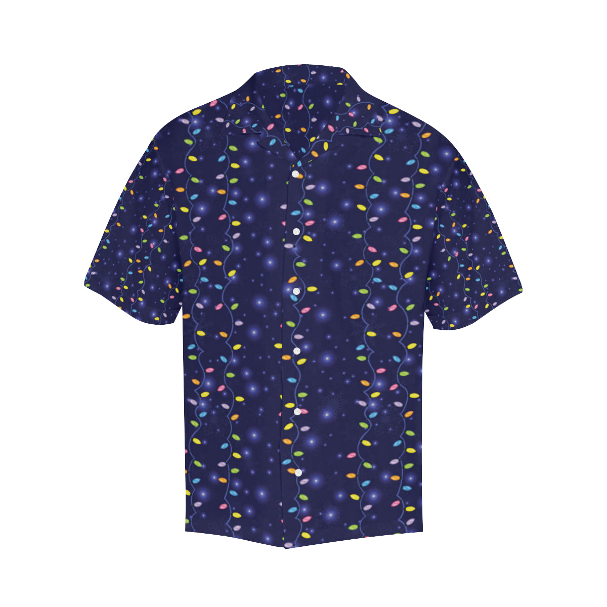 Christmas Light Pattern Print Design 03 Men's Hawaiian Shirt