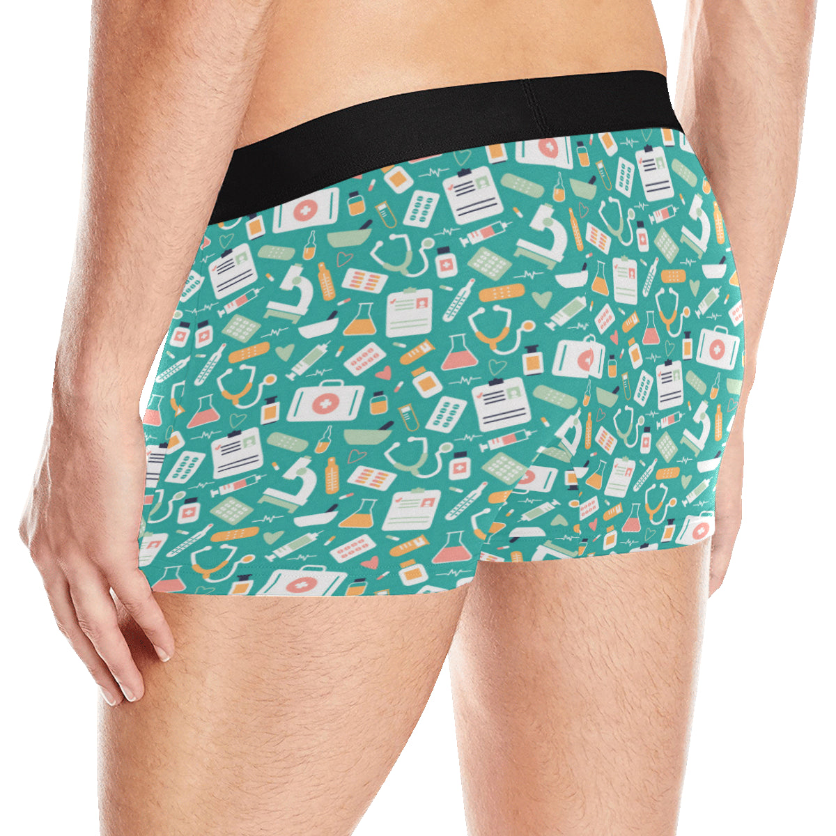 Medical Pattern Print Design 03 Men's Boxer Briefs