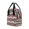 Native Indian Wolf Insulated Lunch Bag