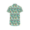 Butterfly Pattern Print Design 09 Men's Short Sleeve Button Up Shirt