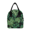 Green Fresh Tropical Palm Leaves Insulated Lunch Bag