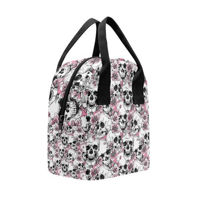 Cherry Blossom Pattern Print Design CB03 Insulated Lunch Bag