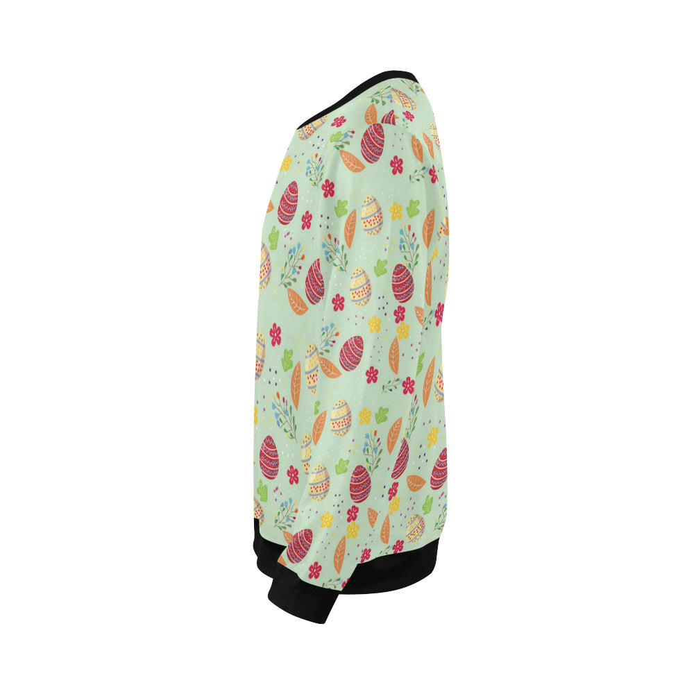 Easter Eggs Pattern Print Design RB07 Men Long Sleeve Sweatshirt