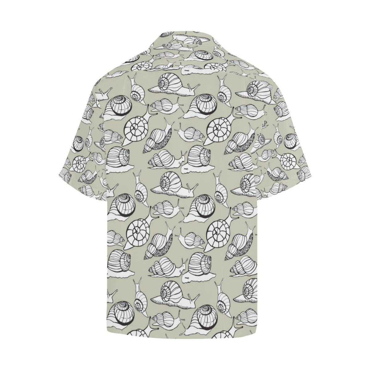 Snail Pattern Print Design 03 Men's Hawaiian Shirt