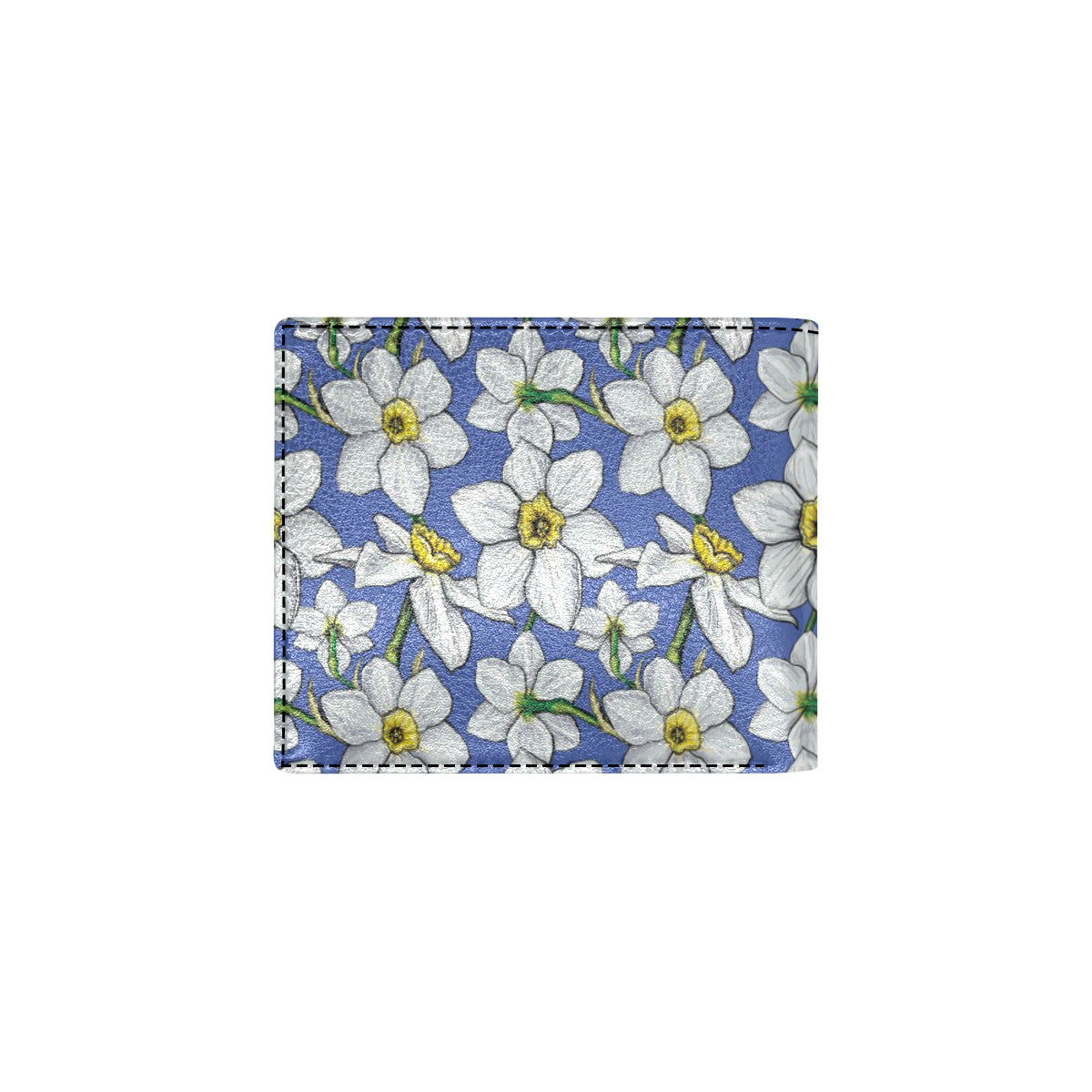 Daffodils Pattern Print Design DF08 Men's ID Card Wallet