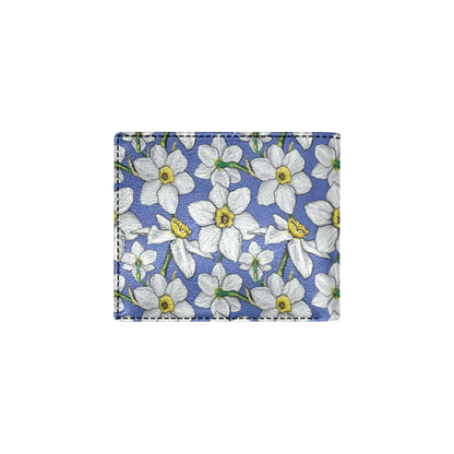 Daffodils Pattern Print Design DF08 Men's ID Card Wallet