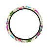 Butterfly Colorful Indian Style Steering Wheel Cover with Elastic Edge