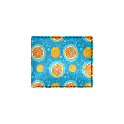 Grapefruit Pattern Print Design GF03 Men's ID Card Wallet