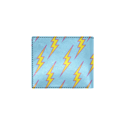 Lightning Thunder Pattern Print Design 02 Men's ID Card Wallet