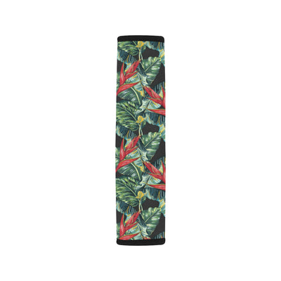 Bird Of Paradise Pattern Print Design BOP06 Car Seat Belt Cover