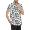 Aloha Hawaii Beach Pattern Print Design 04 Men's Short Sleeve Button Up Shirt