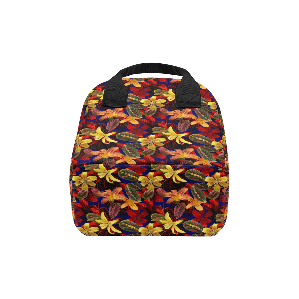 Lily Pattern Print Design LY014 Insulated Lunch Bag
