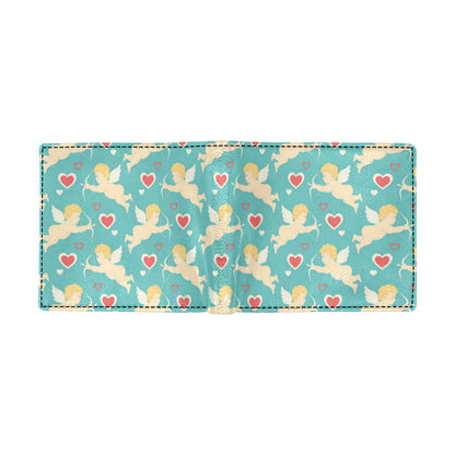 Cupid Pattern Print Design 01 Men's ID Card Wallet