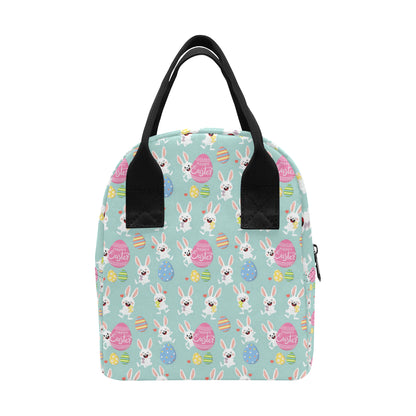 Easter Eggs Pattern Print Design RB014 Insulated Lunch Bag