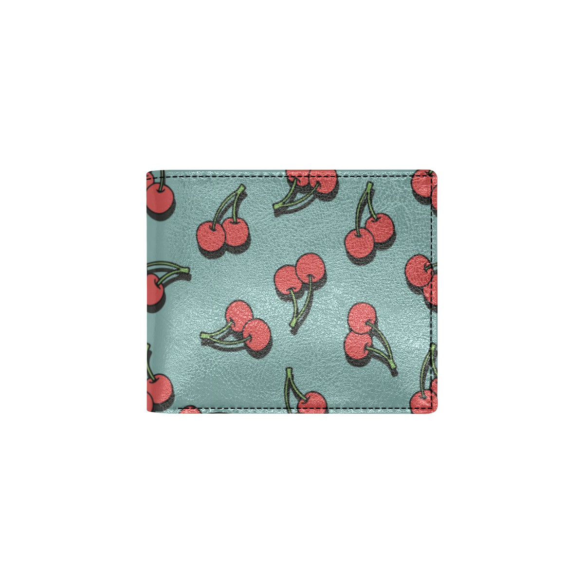 Cherry Pattern Print Design CH03 Men's ID Card Wallet