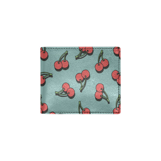 Cherry Pattern Print Design CH03 Men's ID Card Wallet