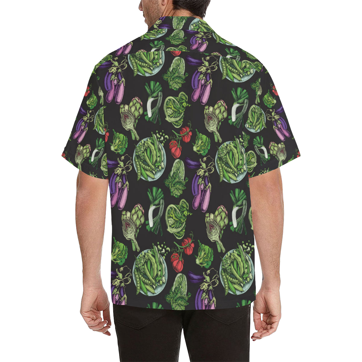 Lettuce Pattern Print Design 01 Men's Hawaiian Shirt