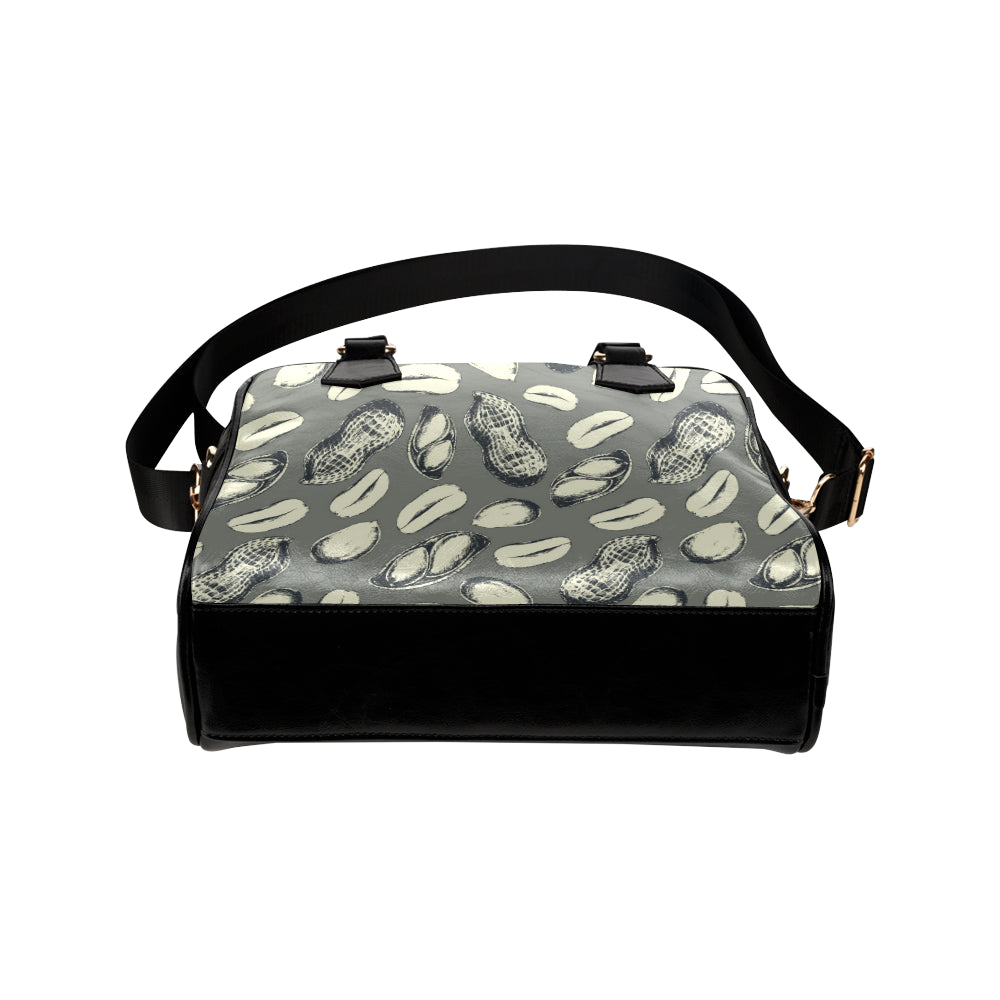 Peanut Pattern Print Design A01 Shoulder Handbag