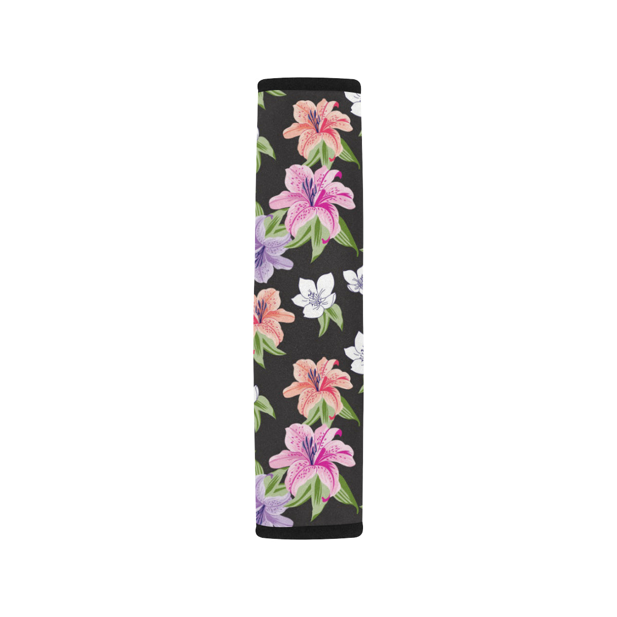 Lily Pattern Print Design LY02 Car Seat Belt Cover