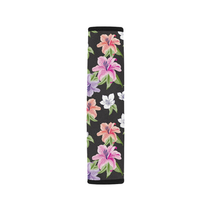 Lily Pattern Print Design LY02 Car Seat Belt Cover