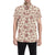 Polynesian Tattoo Turtle Themed Men's Short Sleeve Button Up Shirt