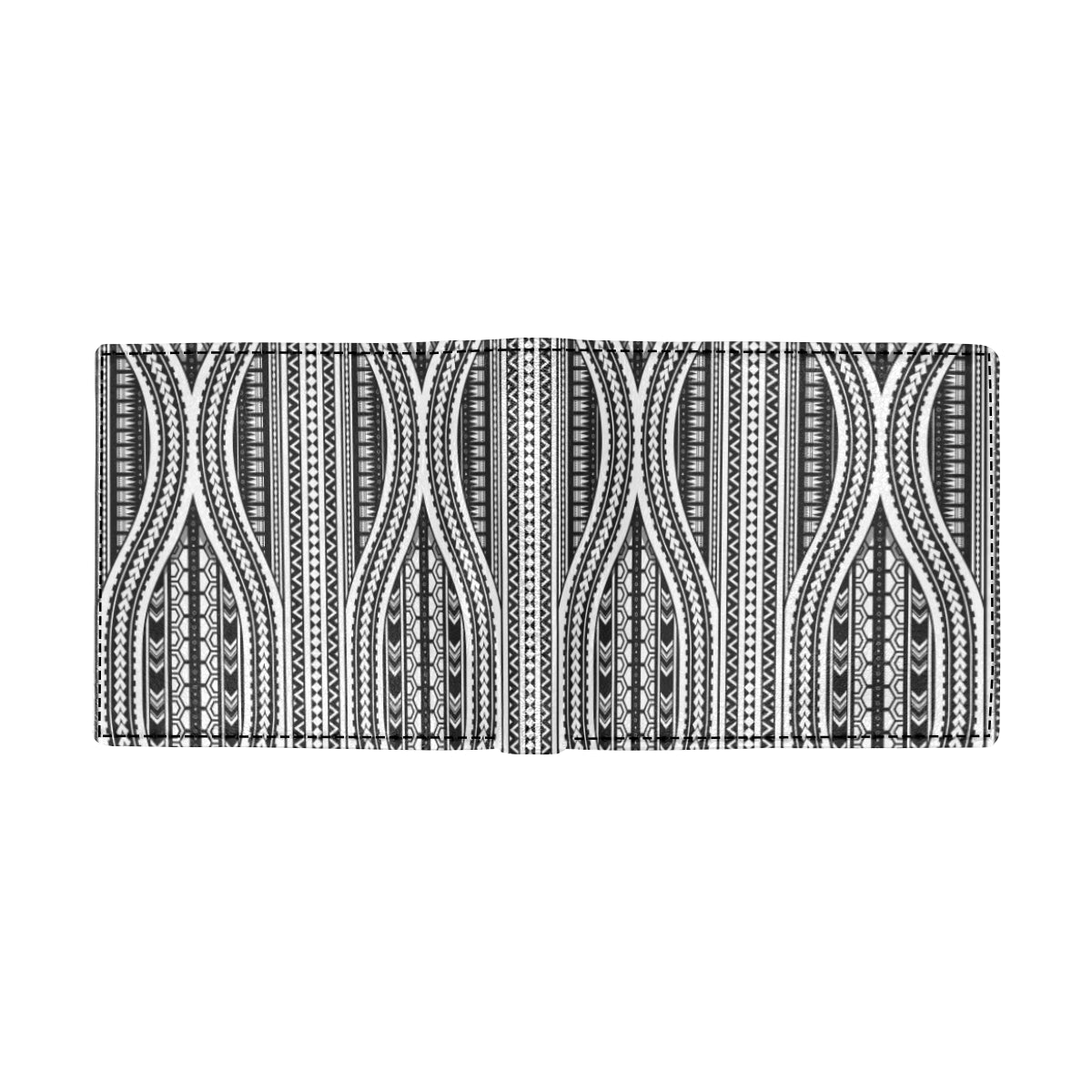 Polynesian Tribal Style Men's ID Card Wallet