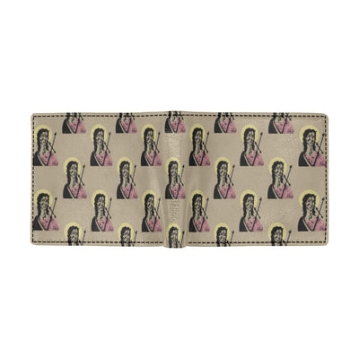 Christian Pattern Print Design 04 Men's ID Card Wallet