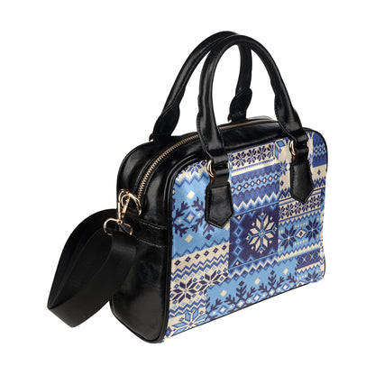 Nordic Pattern Print Design A04 Shoulder Handbag