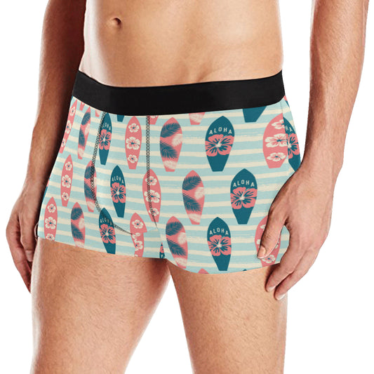 Aloha Hawaii Surfboard Pattern Print Design 02 Men's Boxer Briefs