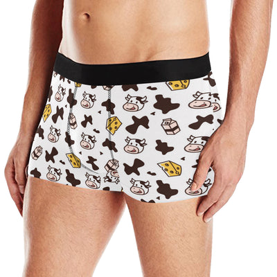 Cow Pattern Print Design 06 Men's Boxer Briefs