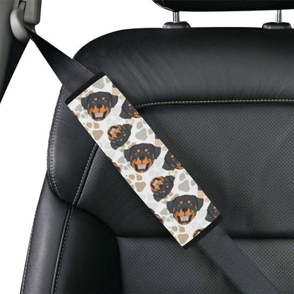 Rottweiler Pattern Print Design A03 Car Seat Belt Cover