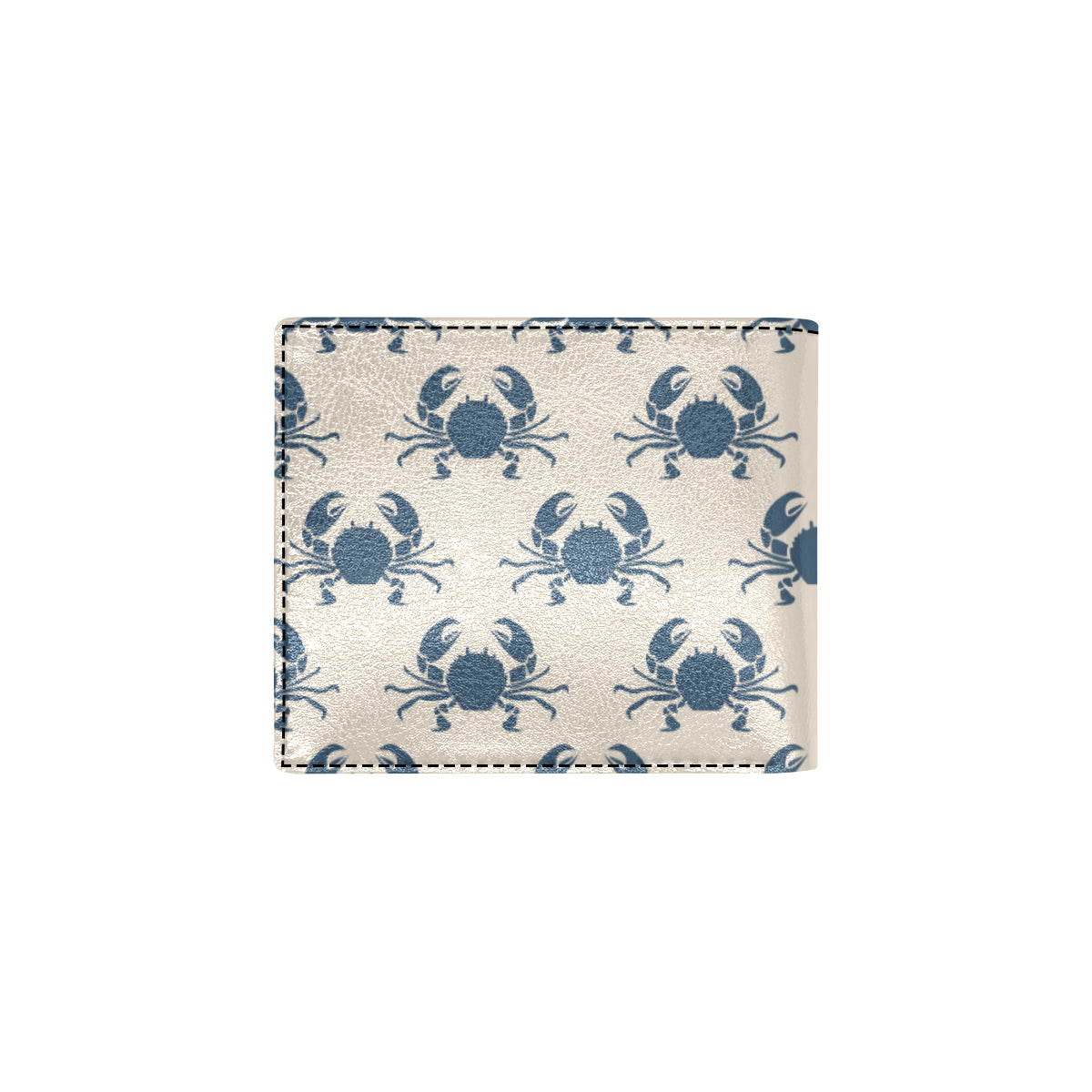 Crab Pattern Print Design 02 Men's ID Card Wallet