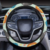 Chicken Pattern Print Design 07 Steering Wheel Cover with Elastic Edge