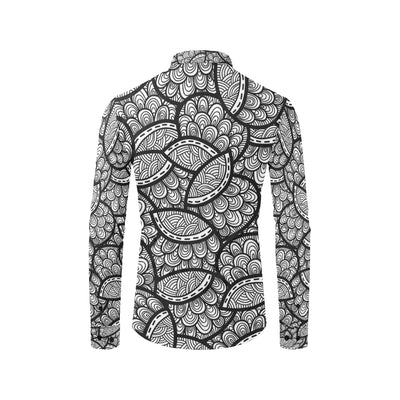 Polynesian Pattern Print Design A01 Men's Long Sleeve Shirt