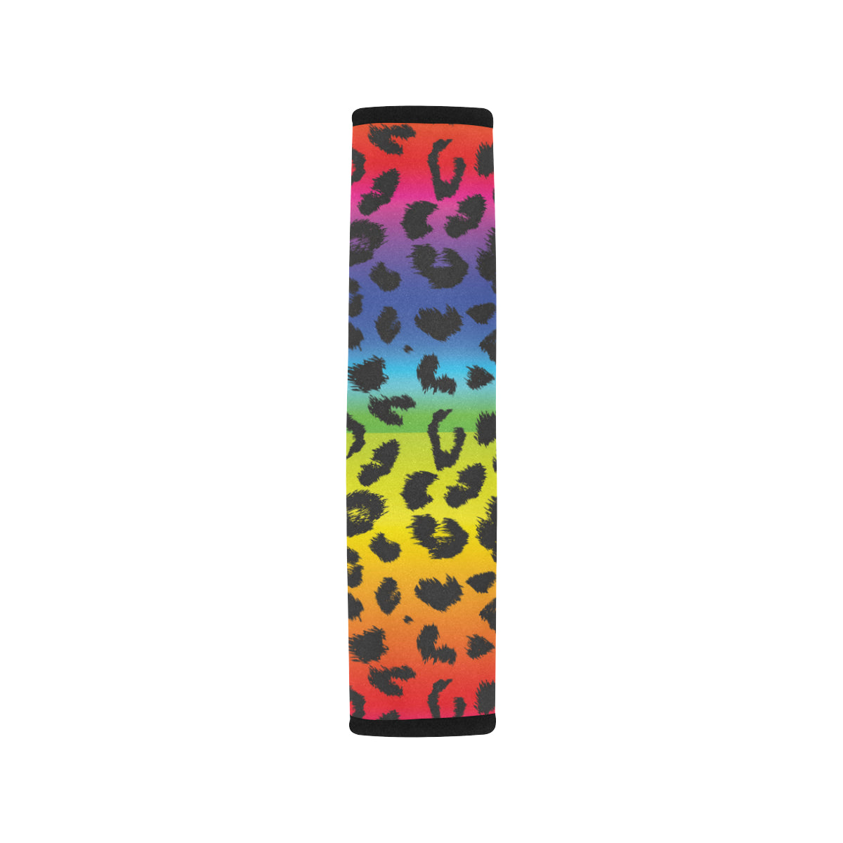 Rainbow Leopard Pattern Print Design A01 Car Seat Belt Cover