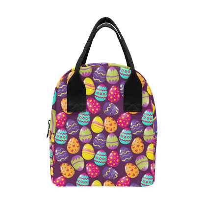 Easter Eggs Pattern Print Design RB04 Insulated Lunch Bag