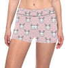 Rabbit Pattern Print Design RB02 Yoga Shorts