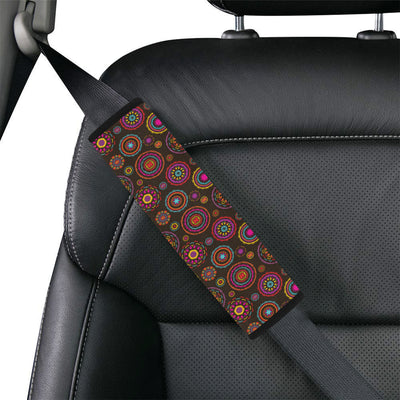 Bohemian Pattern Print Design 01 Car Seat Belt Cover