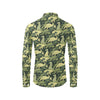 Camouflage Dinosaur Pattern Print Design 03 Men's Long Sleeve Shirt