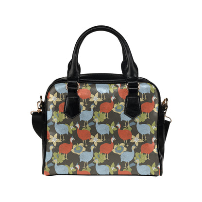 Guinea Fowl Pattern Print Design 02 Shoulder Handbag
