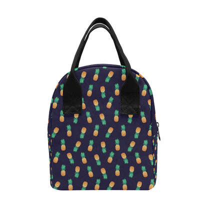 Pineapple Pattern Insulated Lunch Bag